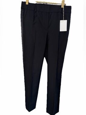 J. Crew Tollegno 1900 Black Tuxedo Trousers Sz. 4 NWT!